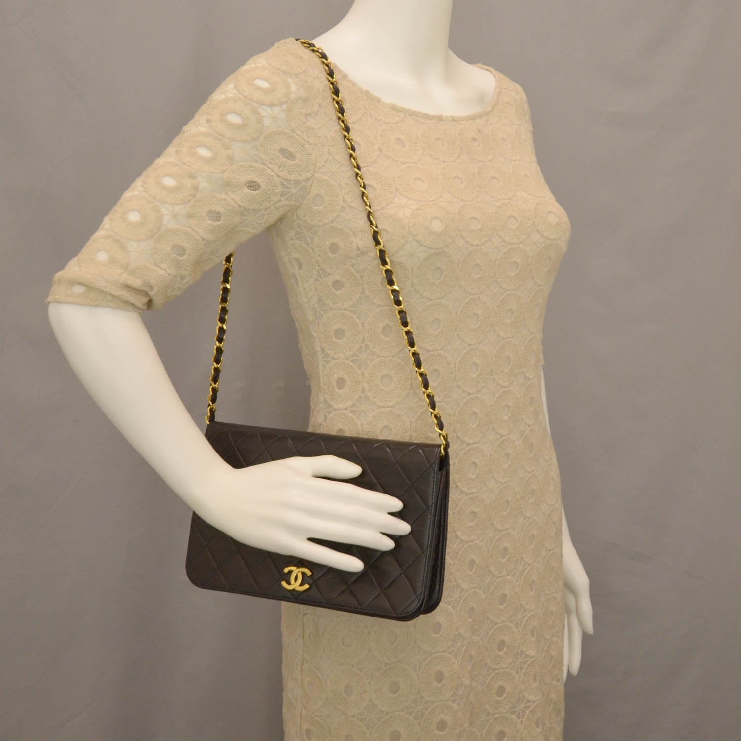 Chanel Lambskin Quilted Small Flap Black 2 of 9