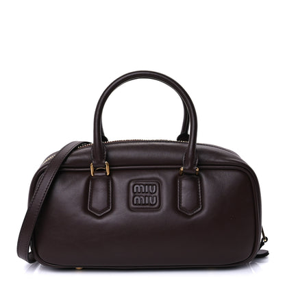 Miu Miu Calfskin Arcadie Top Handle Bag Radica 1 of 8