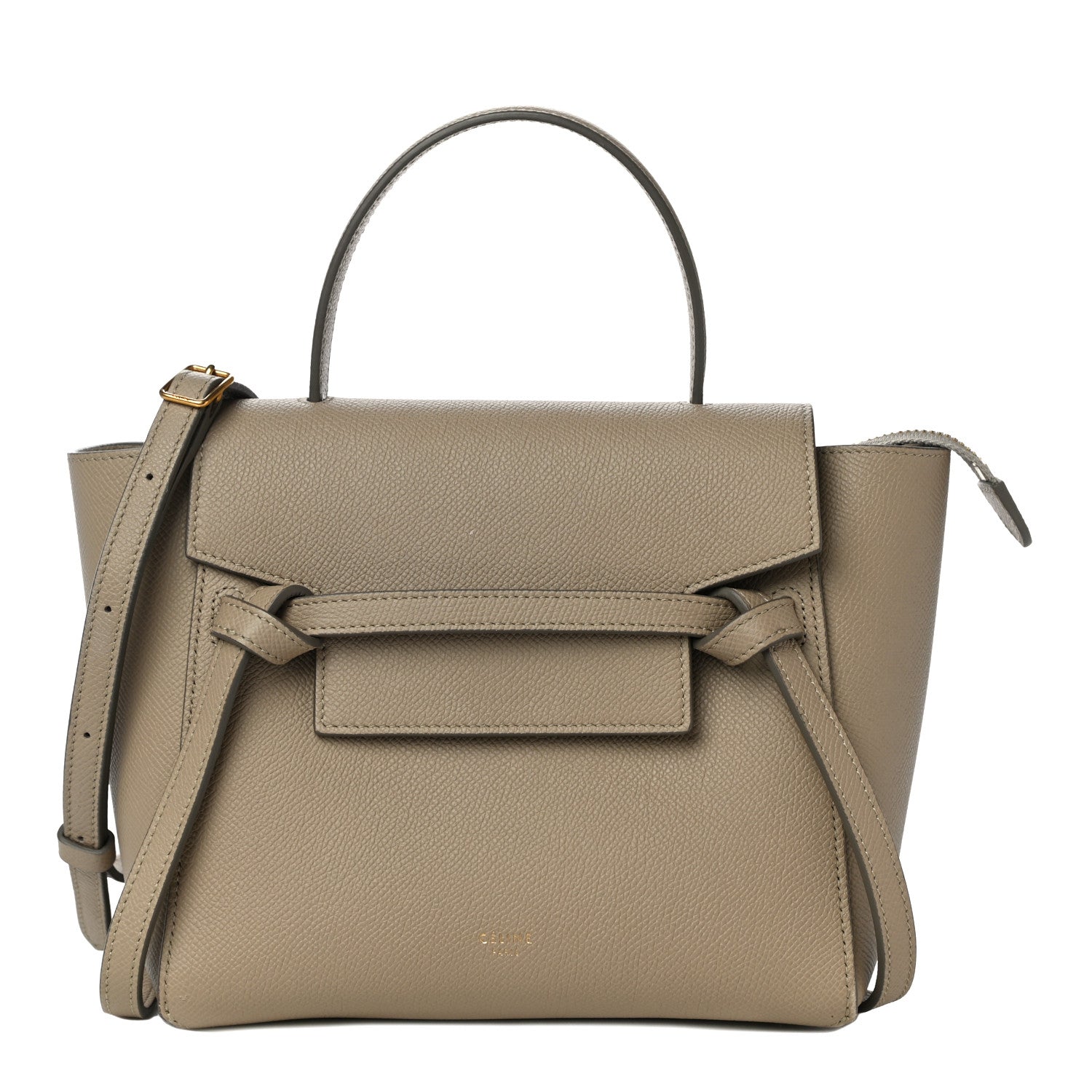 Celine Grained Calfskin Nano Belt Bag Light Taupe 1 of 11