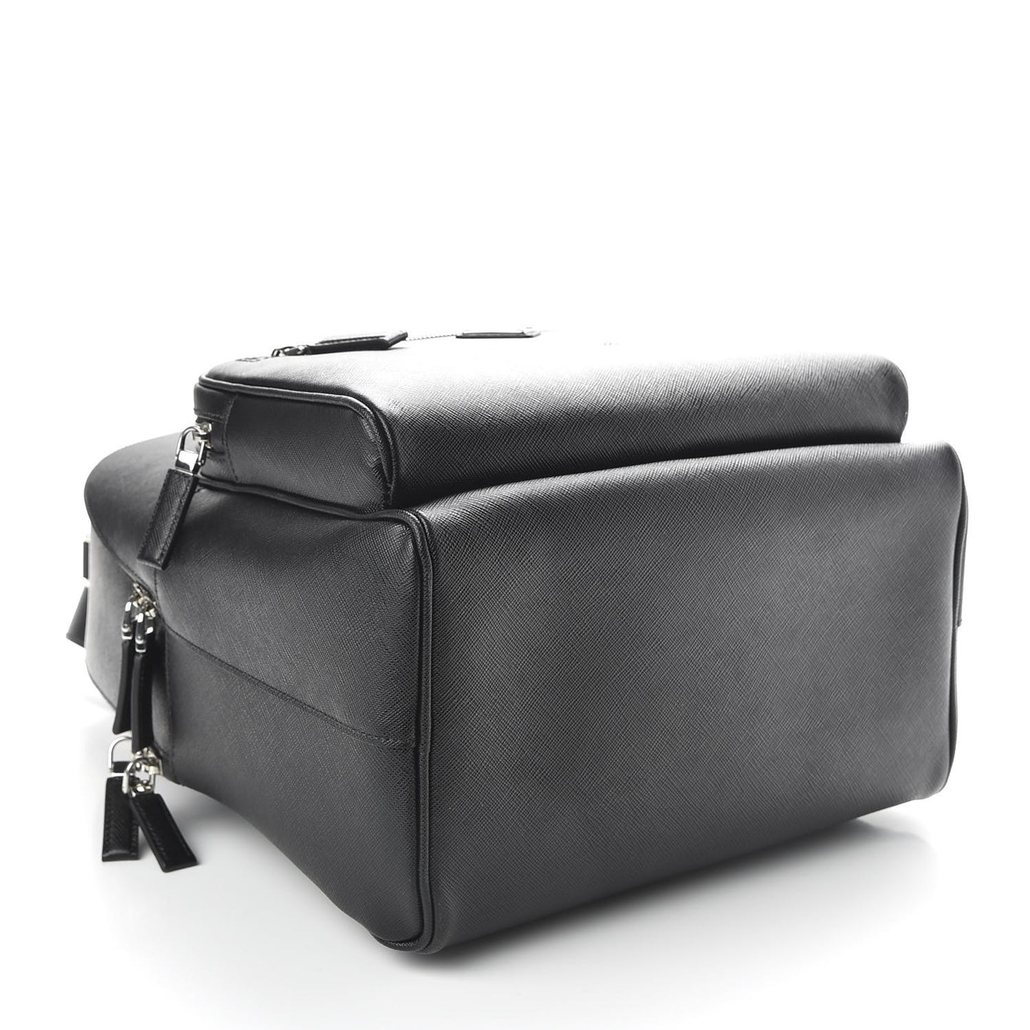 Saffiano Travel Backpack Black