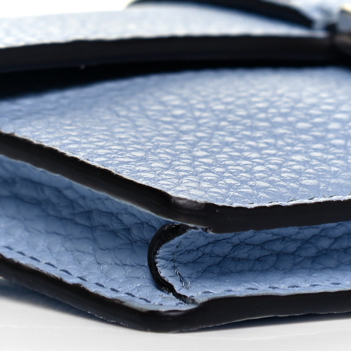 Cuoio Romano Selleria Baguette Belt Pouch Azzurro Sky