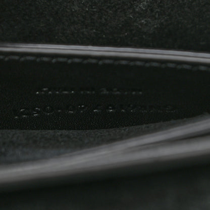 Saint Laurent Crocodile Embossed Calfskin Small Kaia Satchel Black 9 of 10