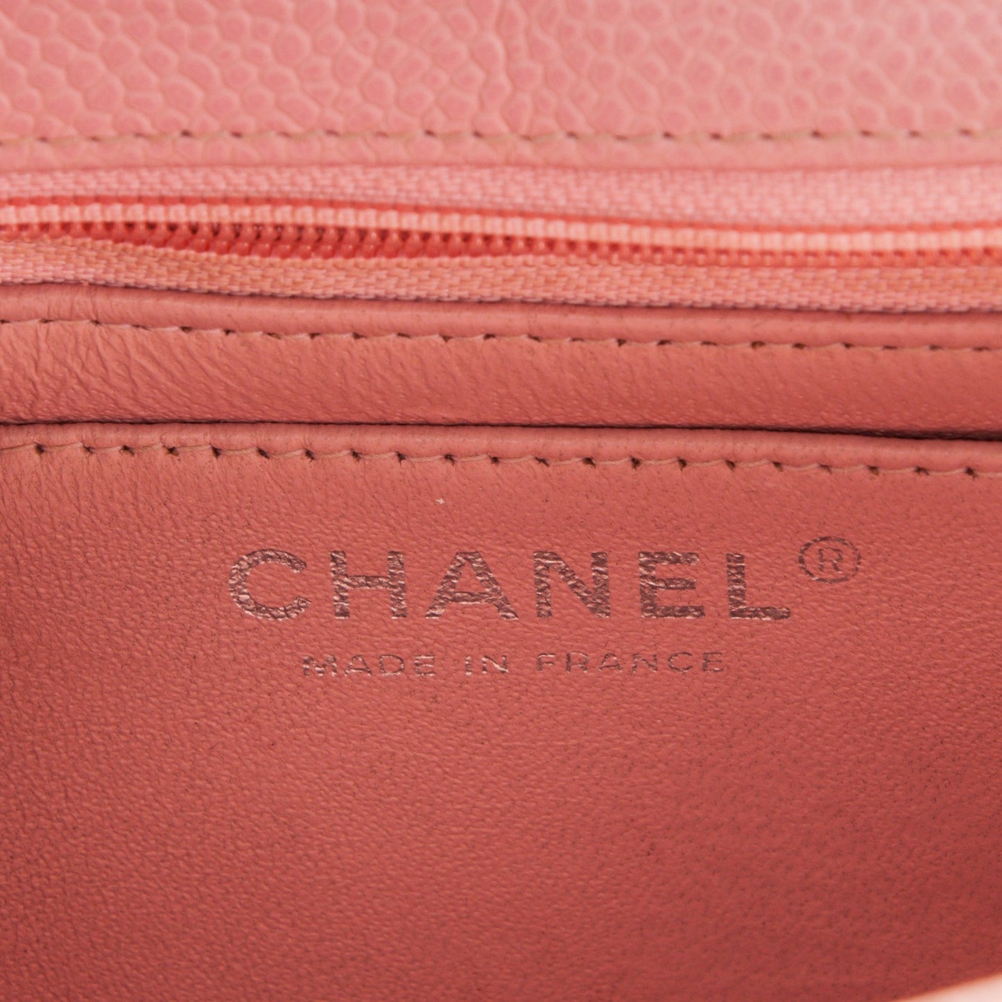 Caviar Quilted Mini Square Flap Pink