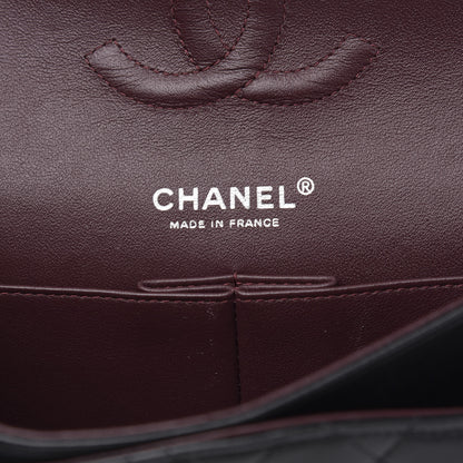 Chanel Lambskin Quilted Medium Double Flap Black 6 of 17