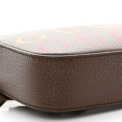 Gucci Textured Dollar Calfskin Gucci 100 Aria Belt Bag 100 40 New Acero Multicolor 8 of 10