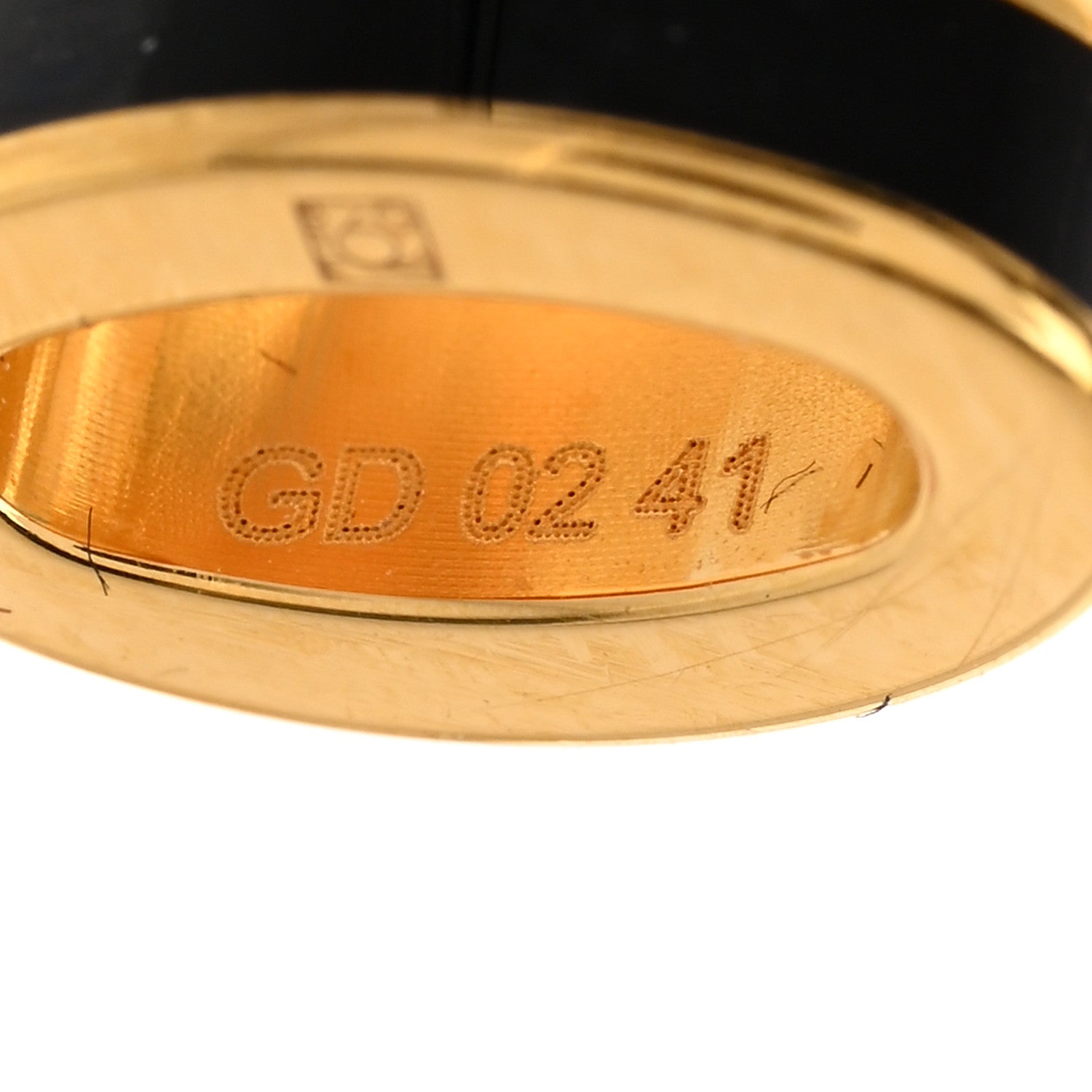 Hermes Gold Lacquered Mini Pop H Earrings Black 5 of 7