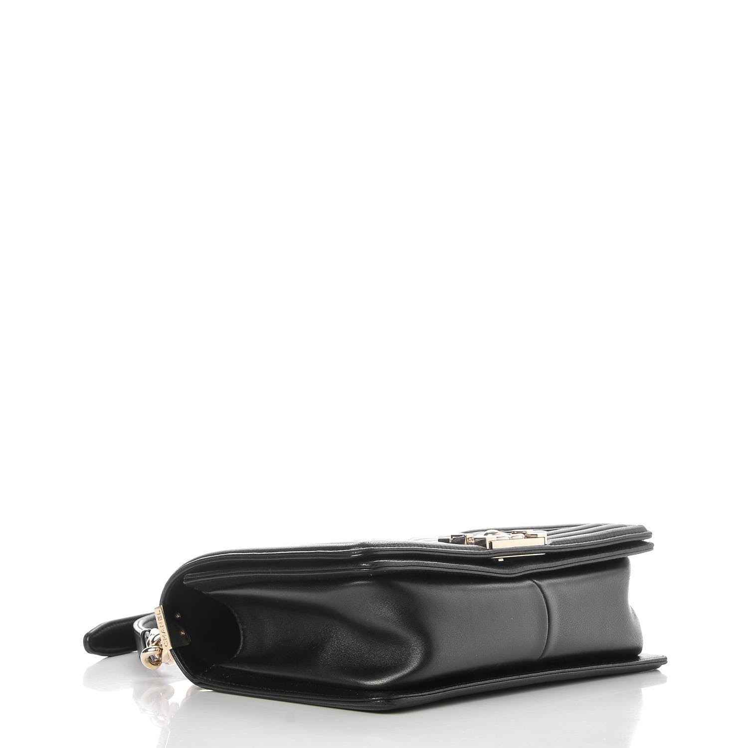 Chanel Lambskin Quilted Medium Boy Flap Black 4 of 8