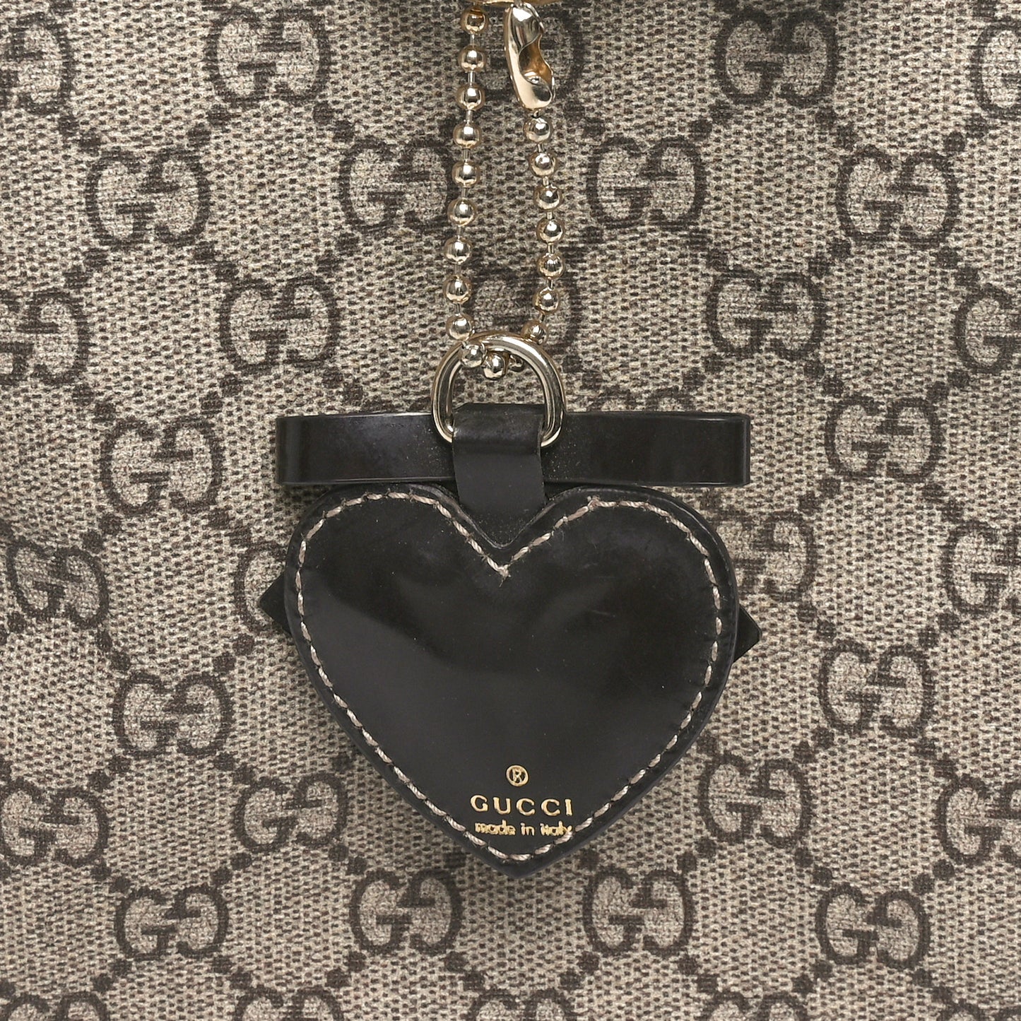 GG Plus Monogram Tattoo Heart Medium Joy Boston Dark Brown