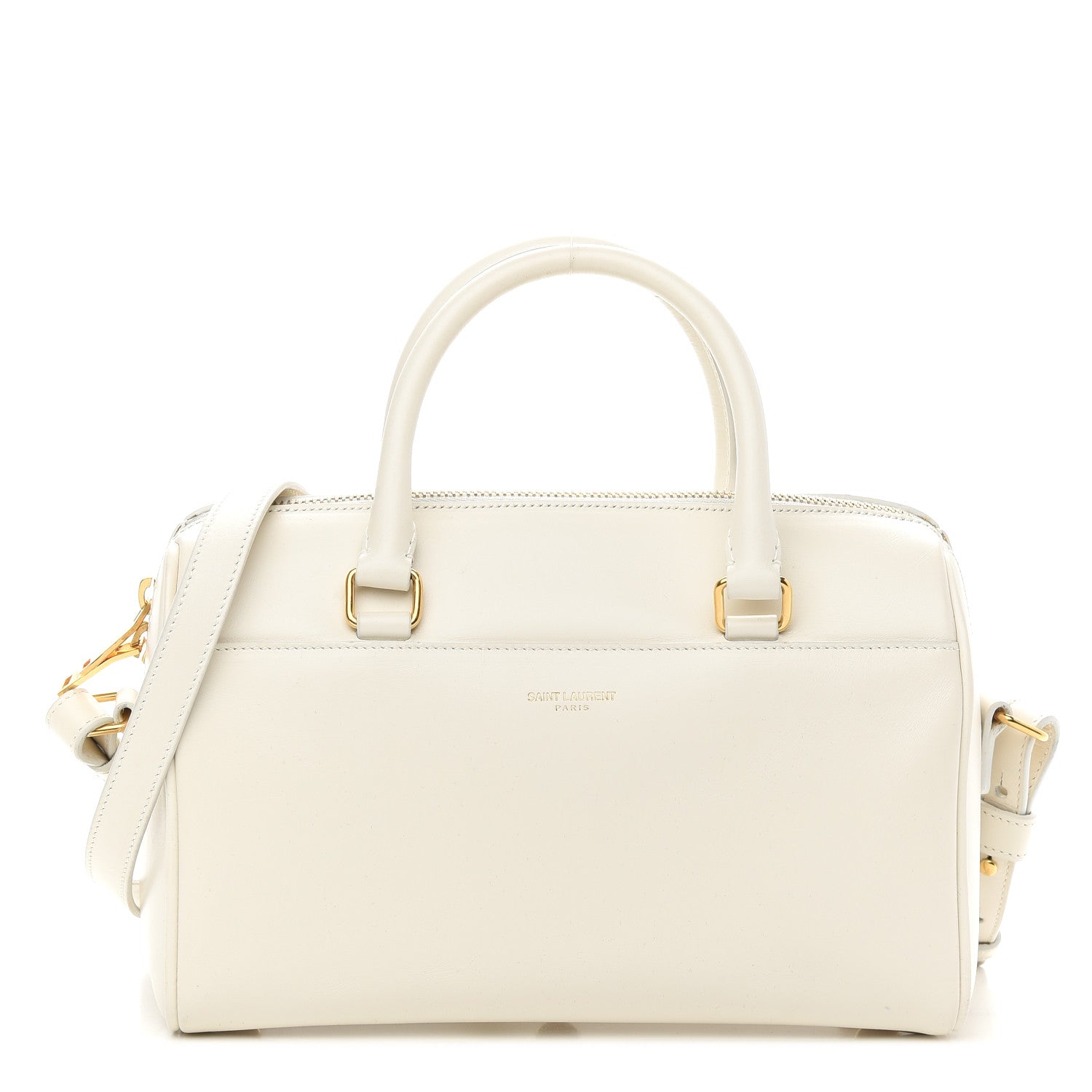 Saint Laurent Calfskin Classic Baby Duffle Dove White 1 of 9