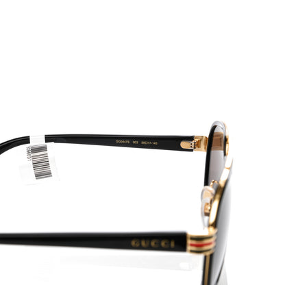 Gucci Acetate Aviator Sunglasses GG0447S Black 6 of 7