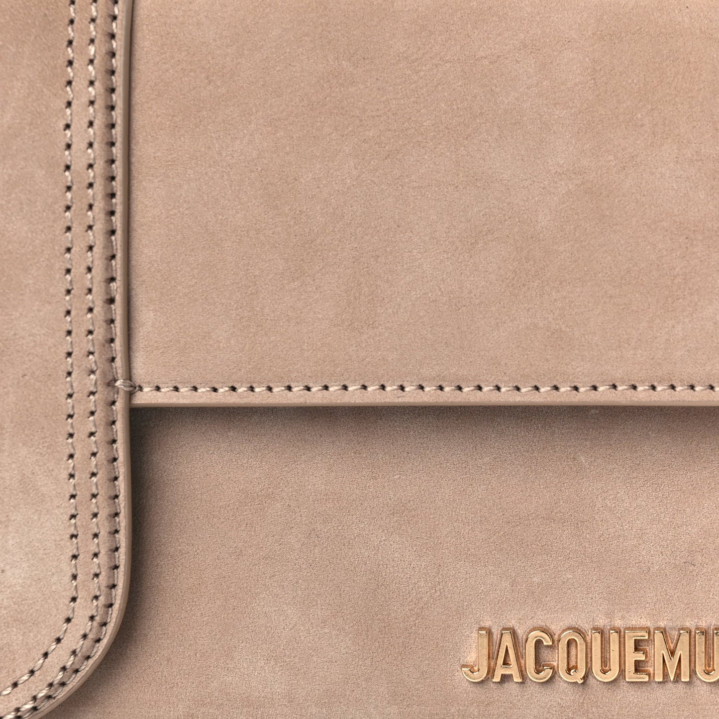 Suede Le Bambino Long Dark Beige