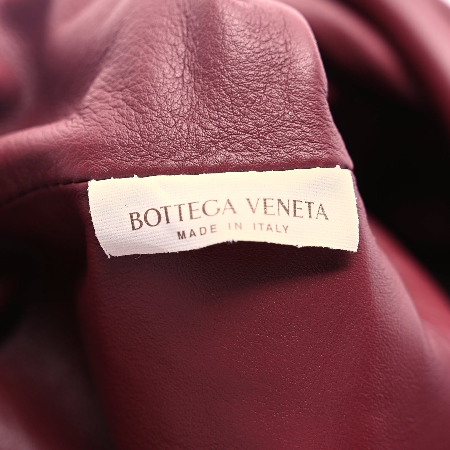 Butter Calfskin The Mini Pouch Bordeaux