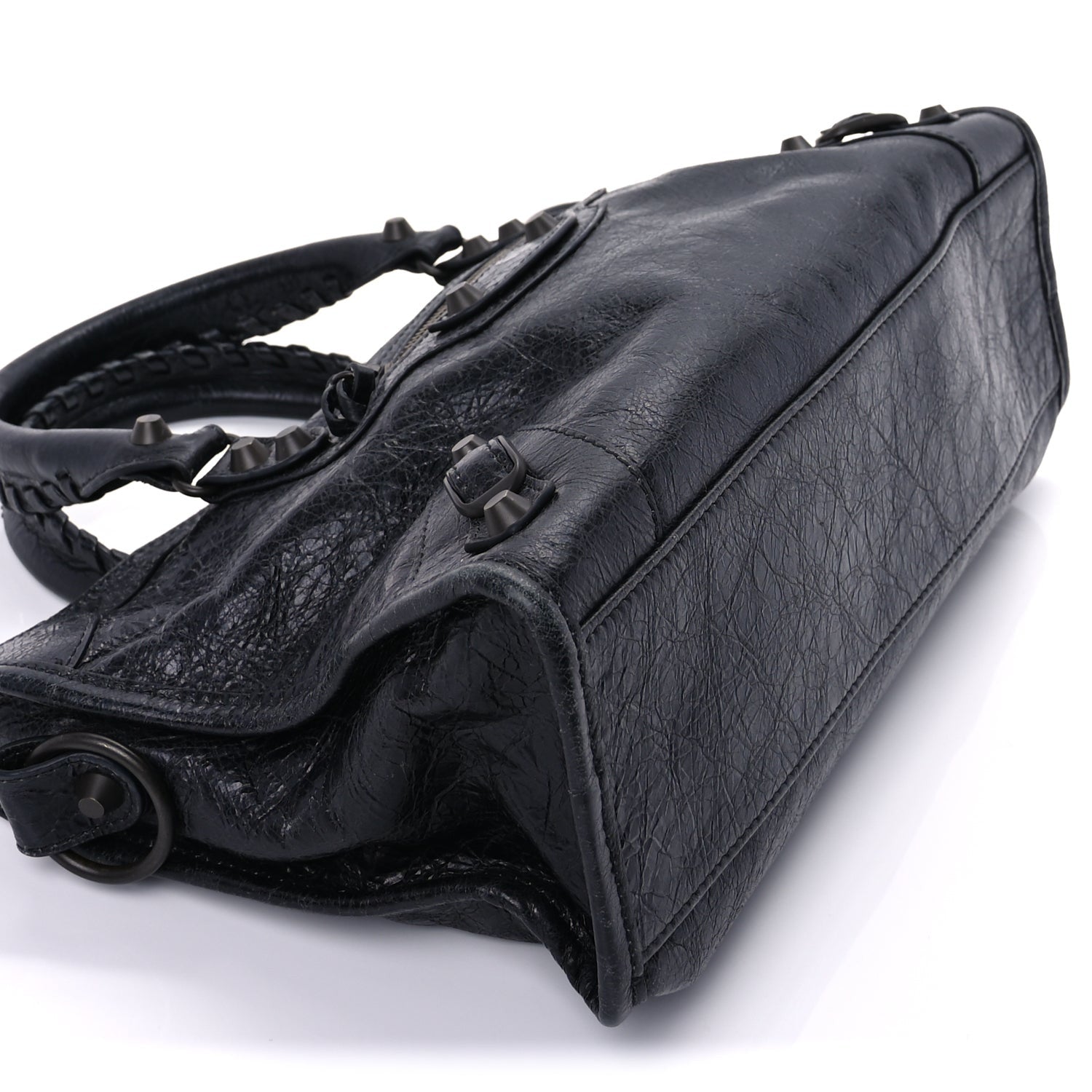 Balenciaga Agneau Arena Classic Hardware Small Le City  Black 7 of 7