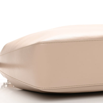 Givenchy Smooth Calfskin Medium Moon Cut Out Shoulder Bag Dune 8 of 9