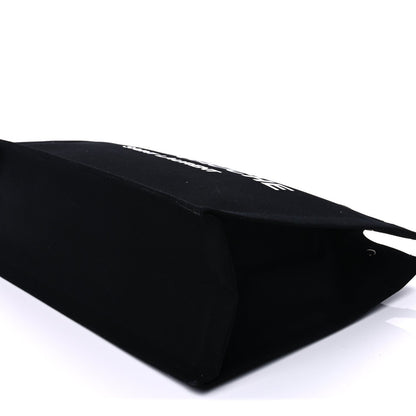 Saint Laurent Linen Calfskin Rive Gauche Tote Black 7 of 8