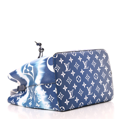 Louis Vuitton Monogram Escale Neonoe MM Blue 4 of 10