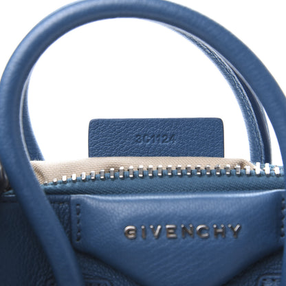 Givenchy Sugar Goatskin Mini Antigona Medium Blue 7 of 11