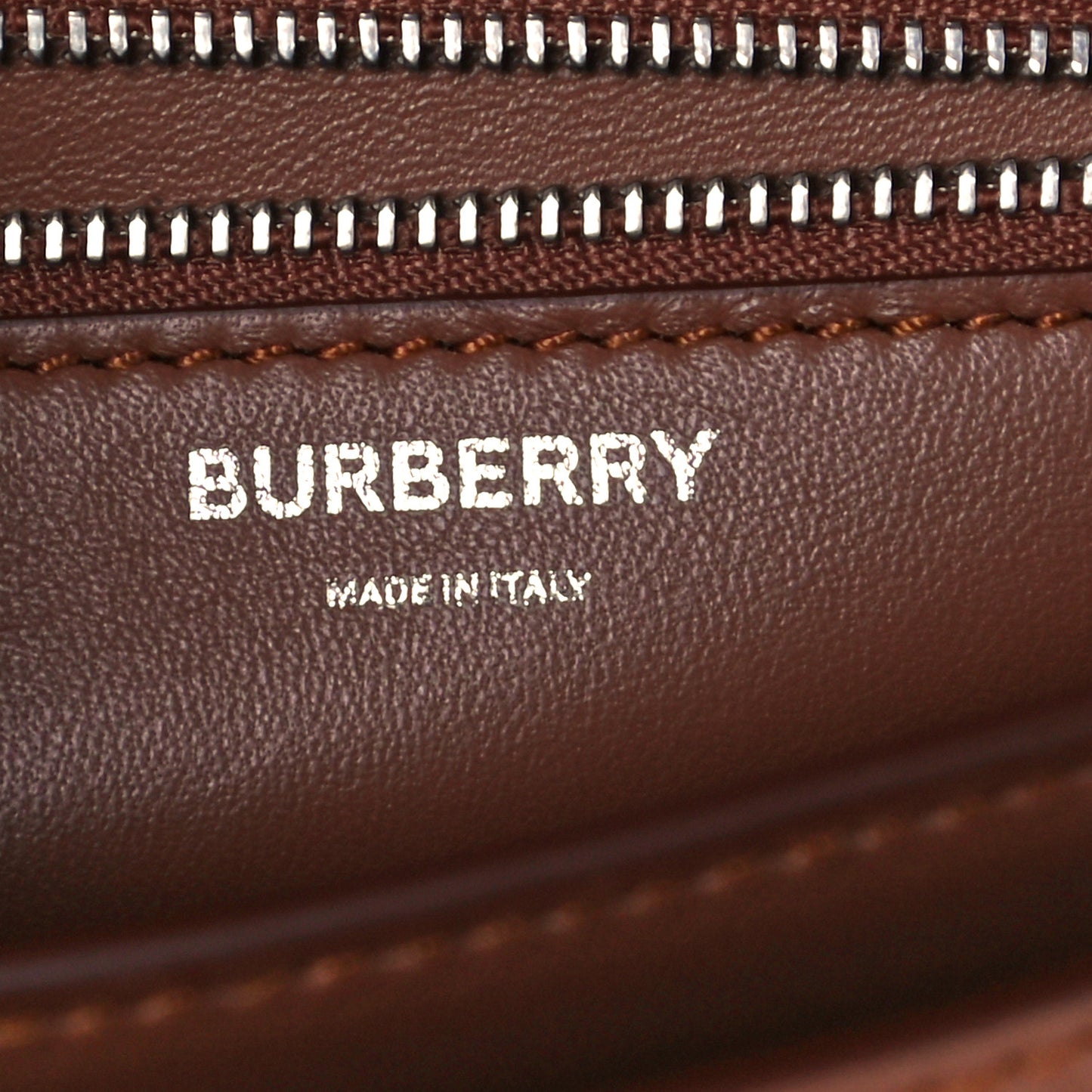 Calfskin Small TB Bag Malt Brown