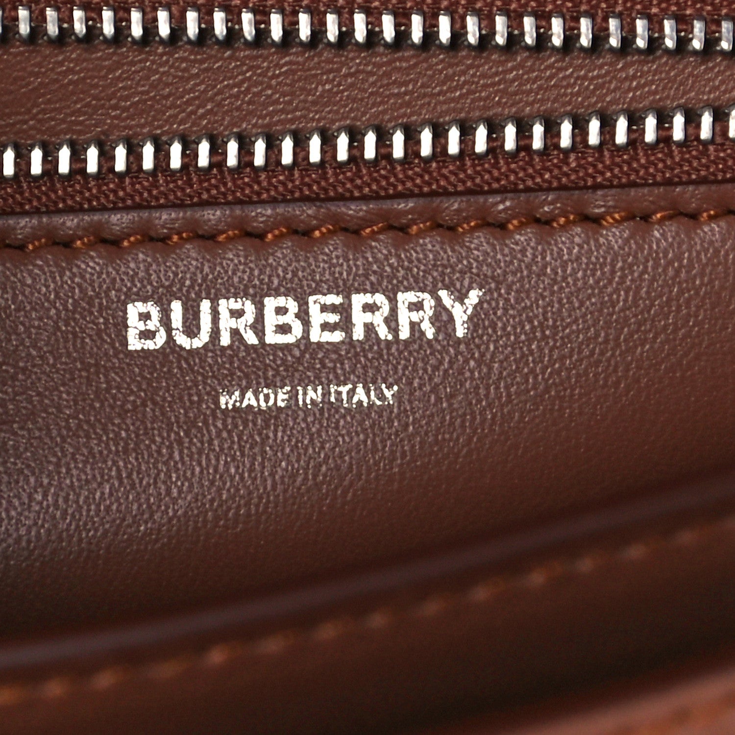 Burberry Calfskin Small TB Bag Malt Brown 5 of 8