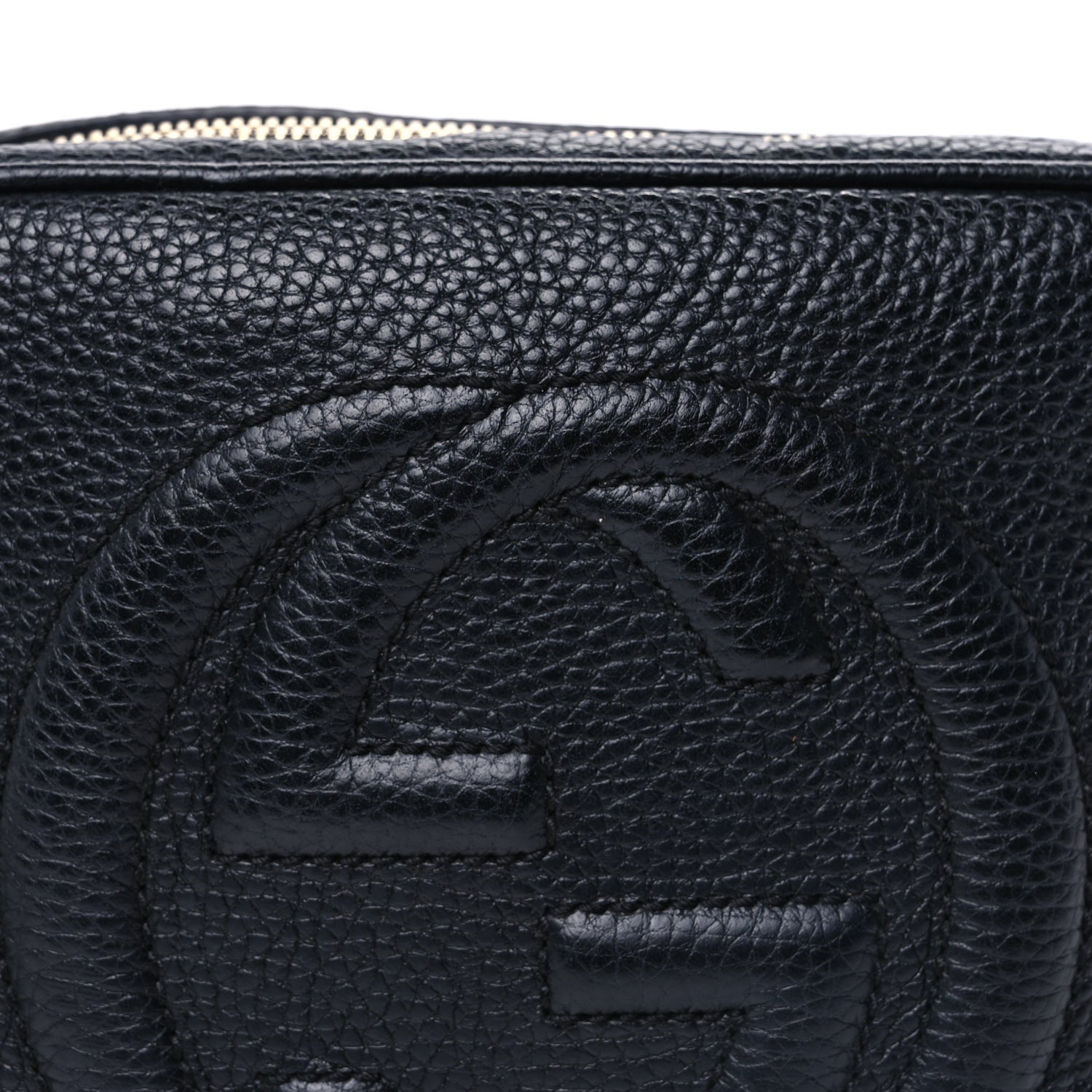 Gucci Pebbled Calfskin Small Soho Disco Bag Black 6 of 8