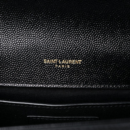 Saint Laurent Grain De Poudre Small Monogram Kate Satchel Black 5 of 8