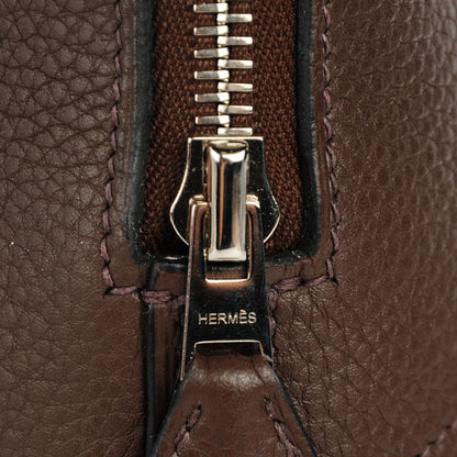 Hermes Taurillon Clemence Bolide 35 Chocolate 5 of 15