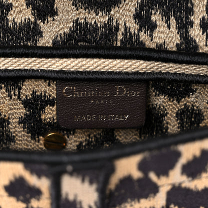 Christian Dior Canvas Mizza Embroidered Saddle Bag Beige Multicolor 6 of 11