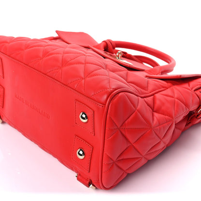 Mulberry Nappa Quilted Medium Cara Delevingne Convertible Bag Red 7 of 7