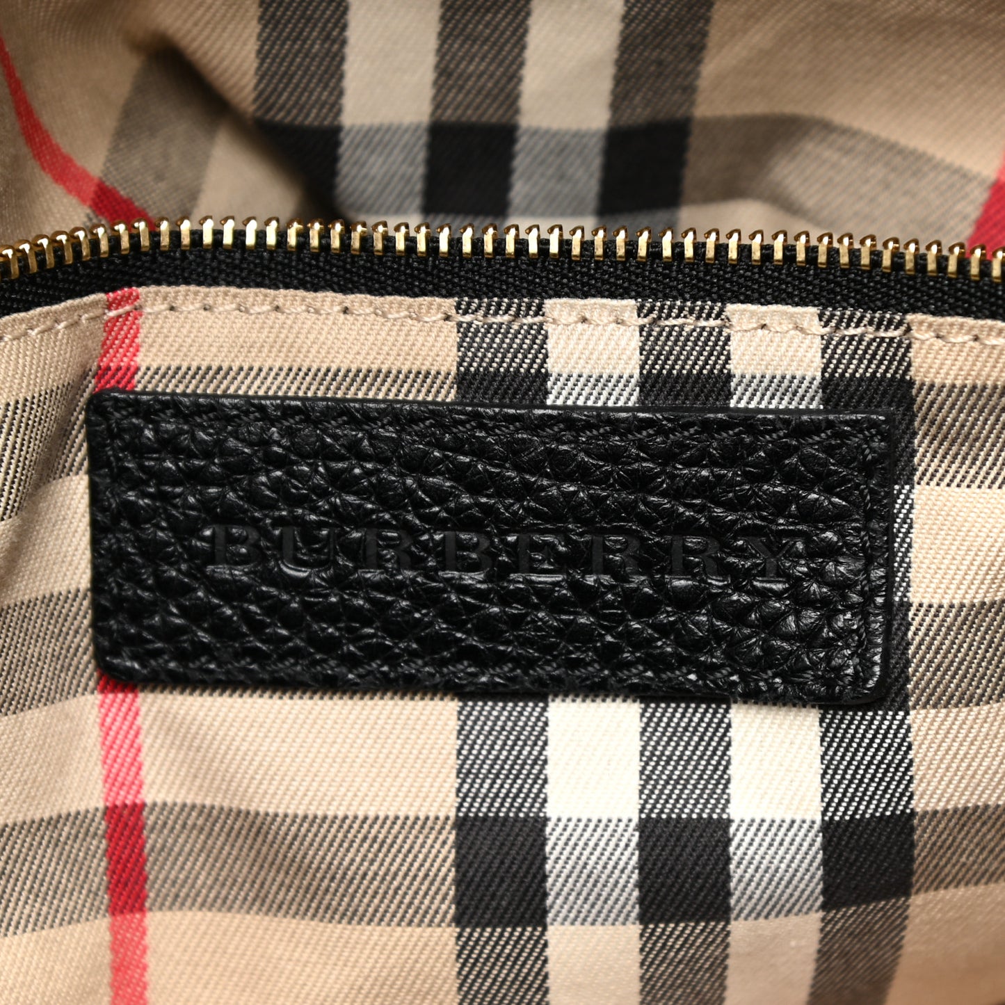 London Grainy Calfskin Medium Baynard Tote Black