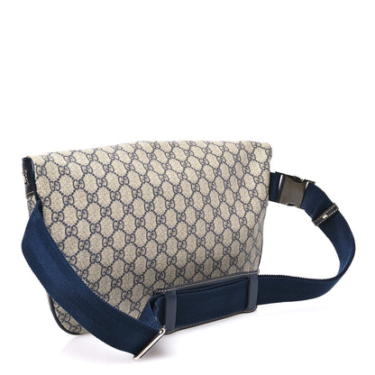 Gucci GG Supreme Monogram Belt Bag Navy 3 of 12