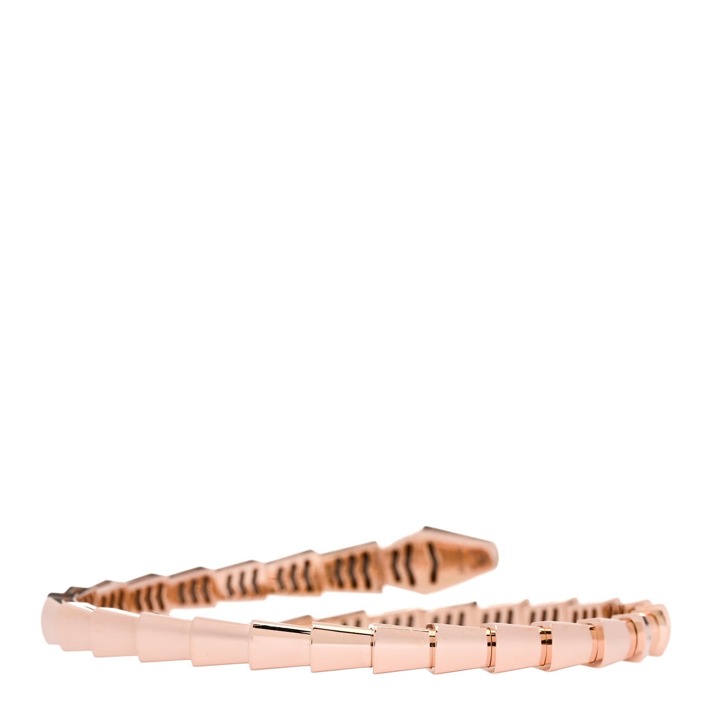 18K Rose Gold Serpenti Viper Bracelet S
