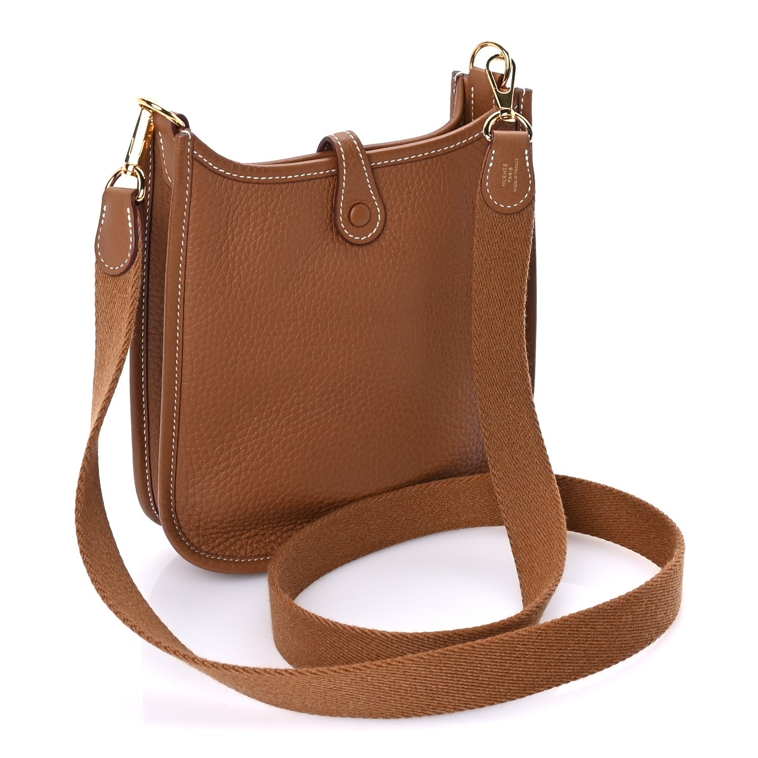 Hermes Taurillon Clemence Evelyne TPM Gold 2 of 7