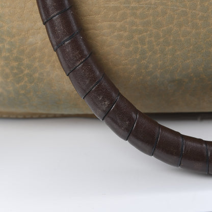 Chloe Nubuck Medium Marcie Satchel Greige 14 of 17