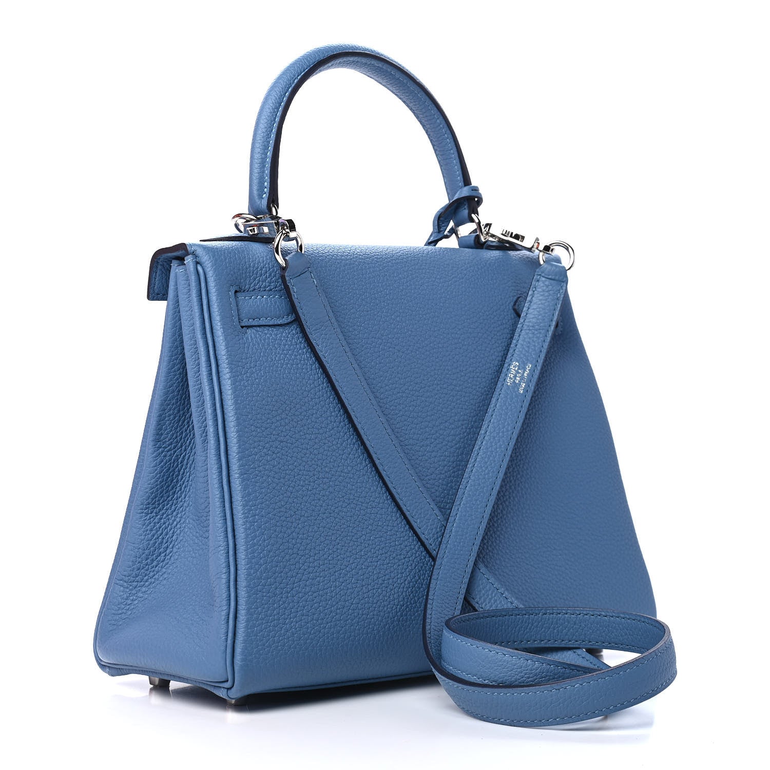 Hermes Togo Kelly Retourne 25 Azur 2 of 9