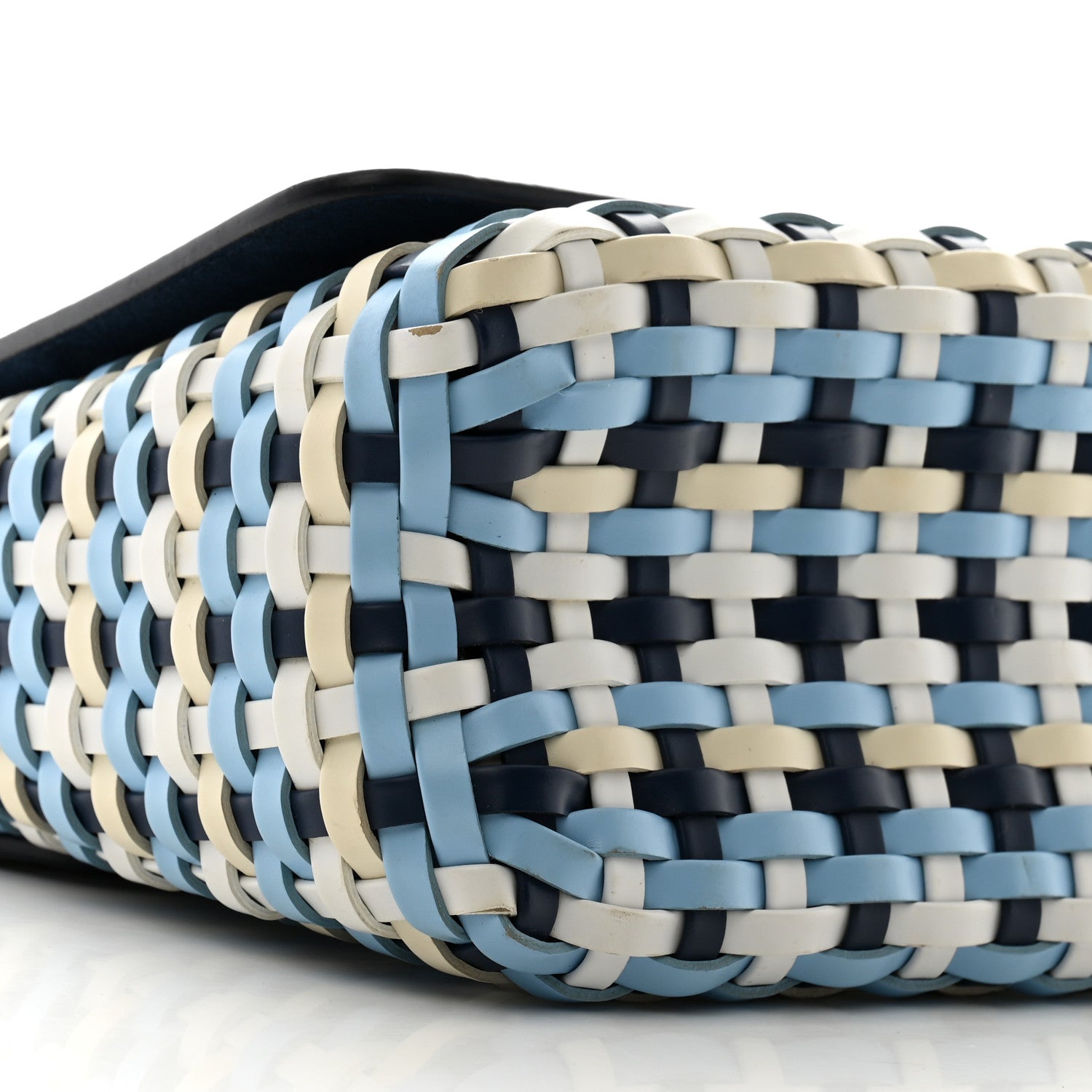 Louis Vuitton Epi Guinguette Twist Shoulder Bag MM Indigo Blue 9 of 13