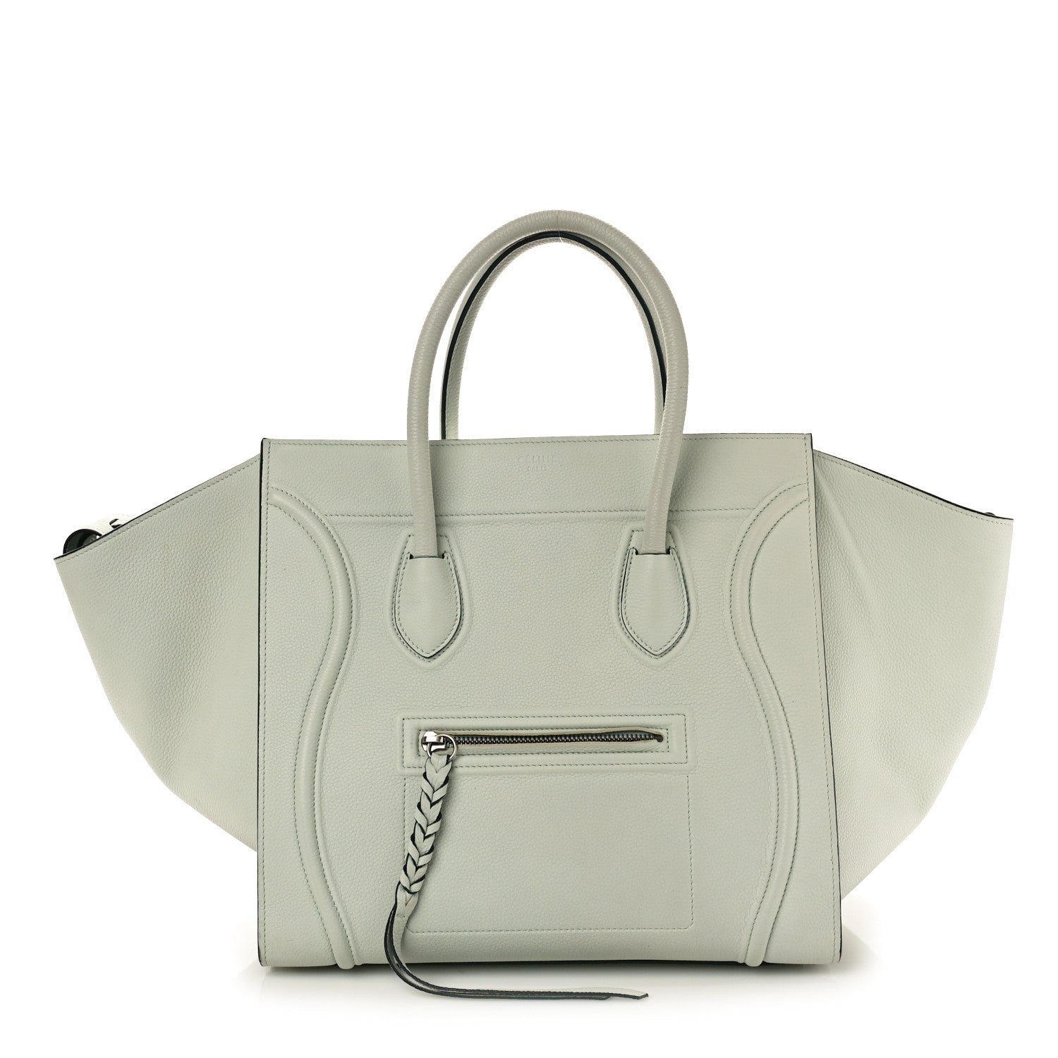 Celine Baby Grained Calfskin Medium Phantom Luggage Jade 1 of 8