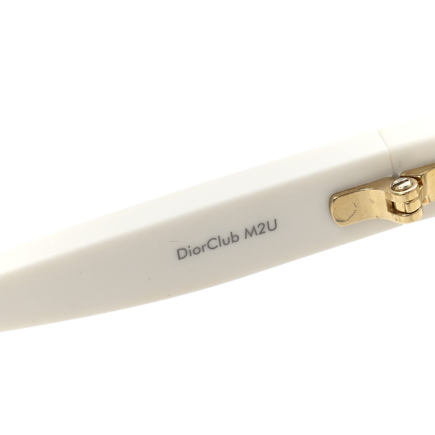 Christian Dior Acetate Mask DiorClub M2U Sunglasses Translucent Ivory 7 of 7