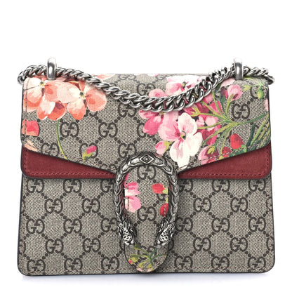 Gucci GG Supreme Monogram Blooms Mini Dionysus Shoulder Bag  Beige Multicolor Dry Rose 1 of 7