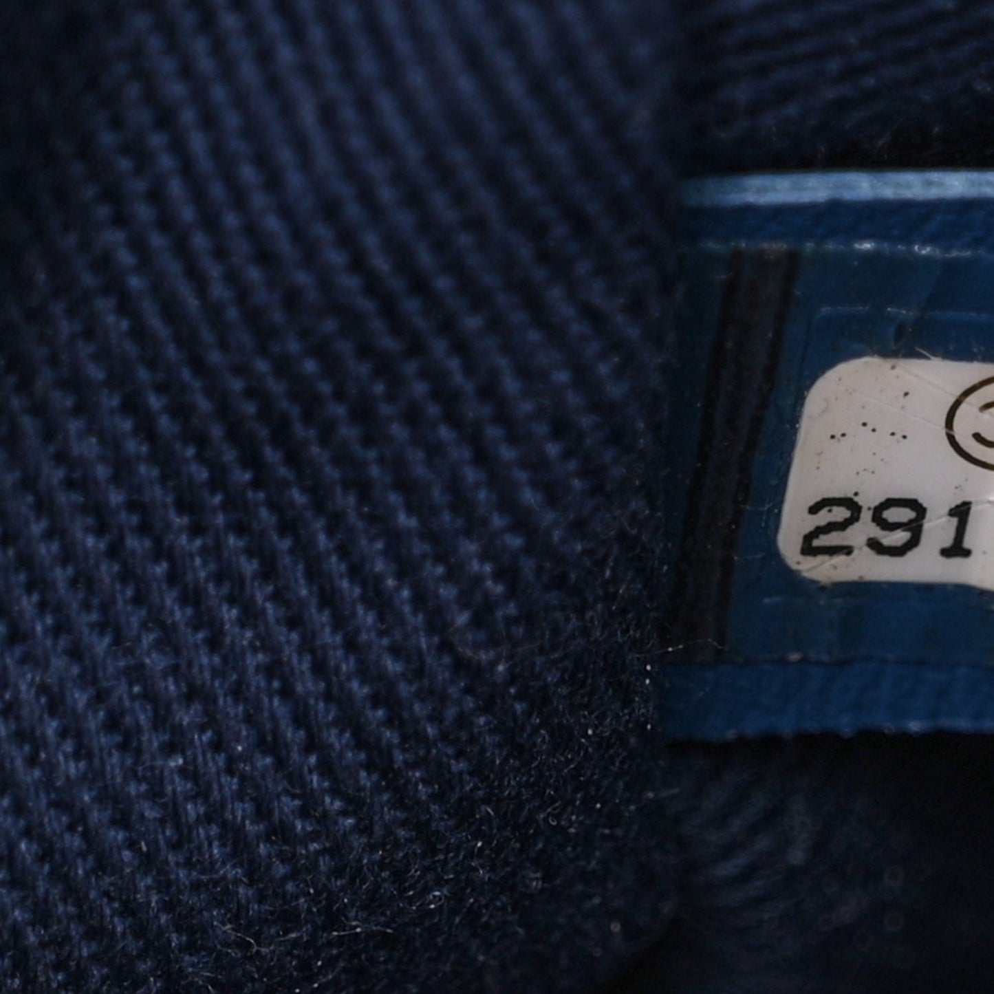 Denim Quilted Medium Denim Trip Single Flap Blue