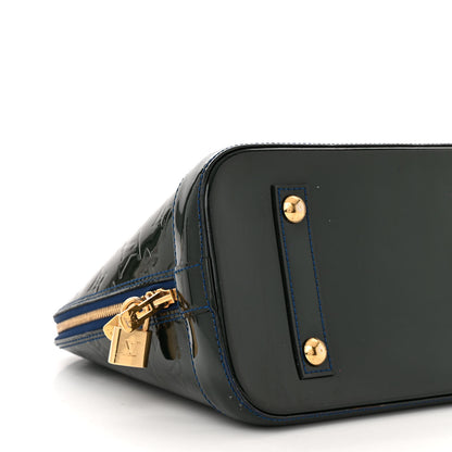 Louis Vuitton Vernis Alma PM Blue Infini 8 of 9