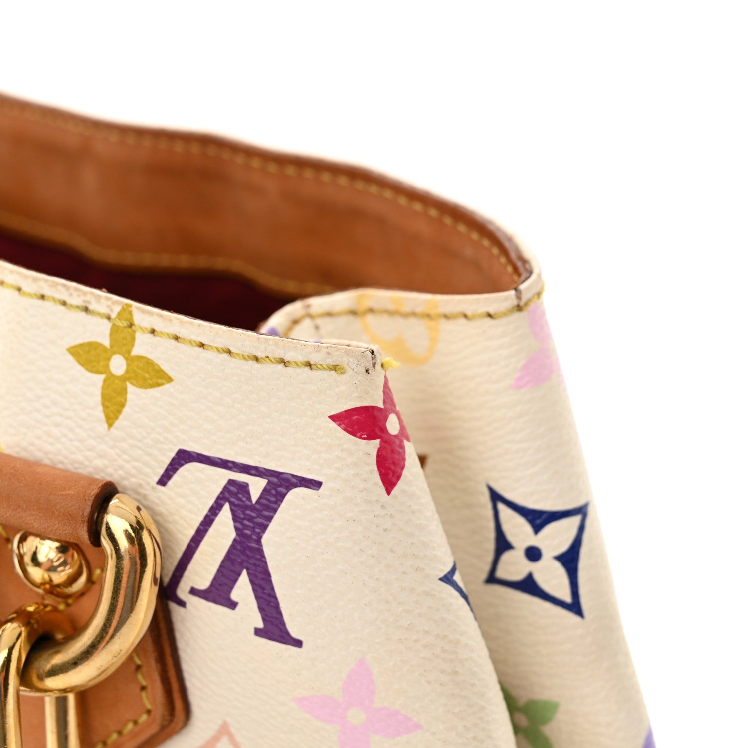 Louis Vuitton Monogram Multicolor Audra White 11 of 16