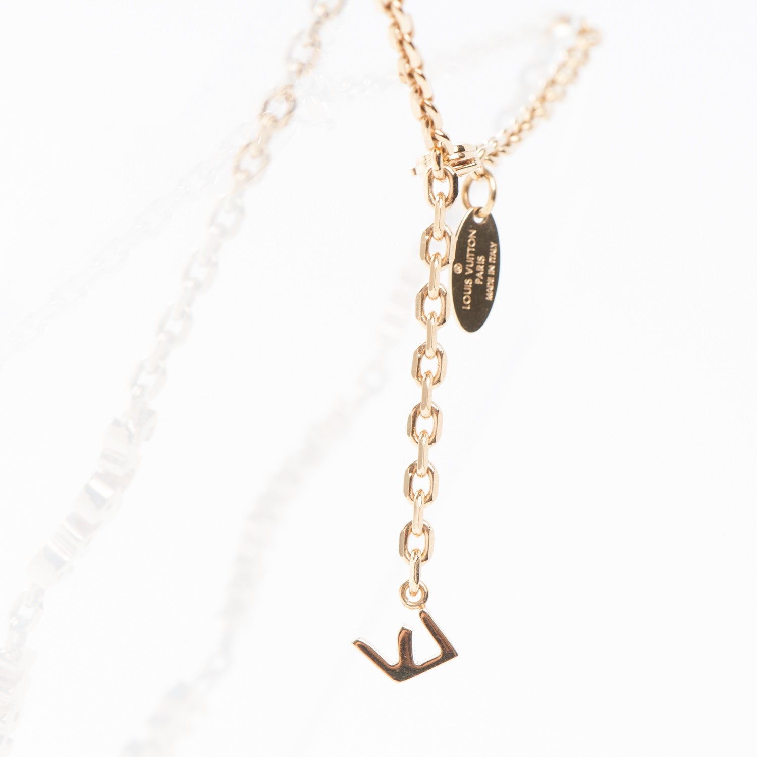 Louis Vuitton Graffiti PM Necklace Gold 6 of 6