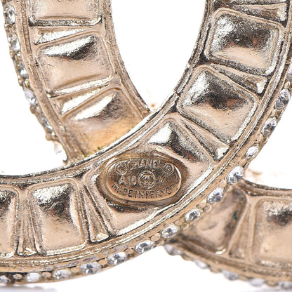 Chanel Baguette Crystal CC Brooch Gold 4 of 4