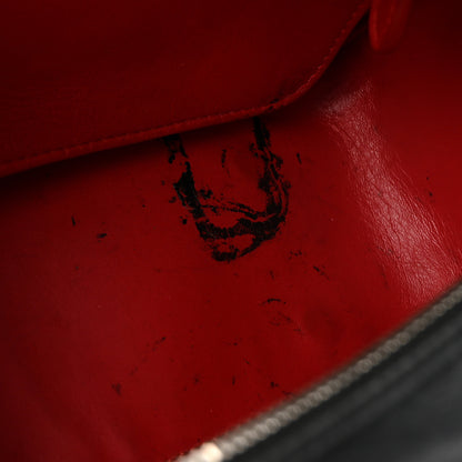 Balenciaga Shiny Day Calfskin XS Triangle Square Bag Black 10 of 10