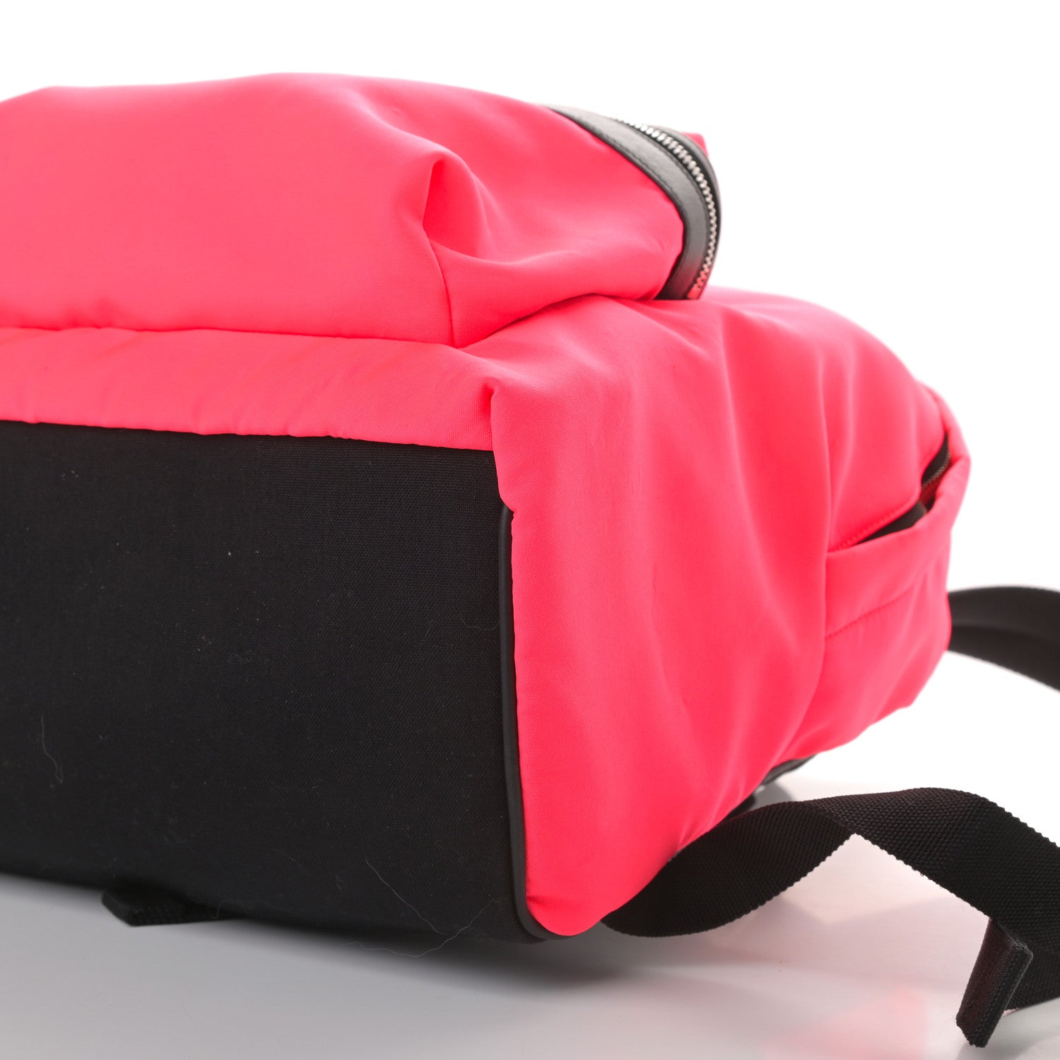 Saint Laurent Nylon Classic Hunting Backpack Neon Pink 10 of 12