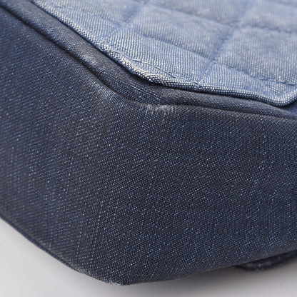 Chanel Denim Quilted Small Medallion Flap Light Blue 13 of 16