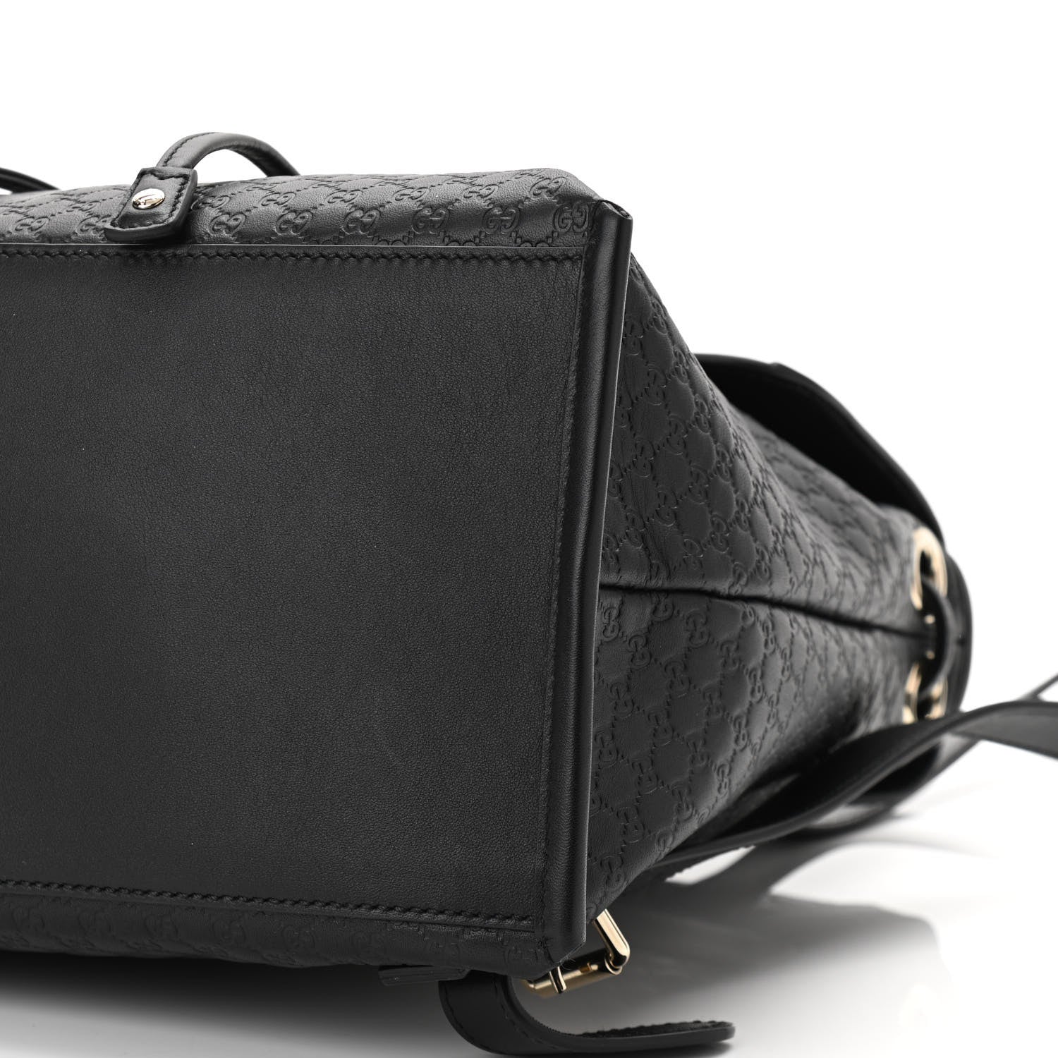 Gucci Microguccissima Drawstring Backpack Black 9 of 9