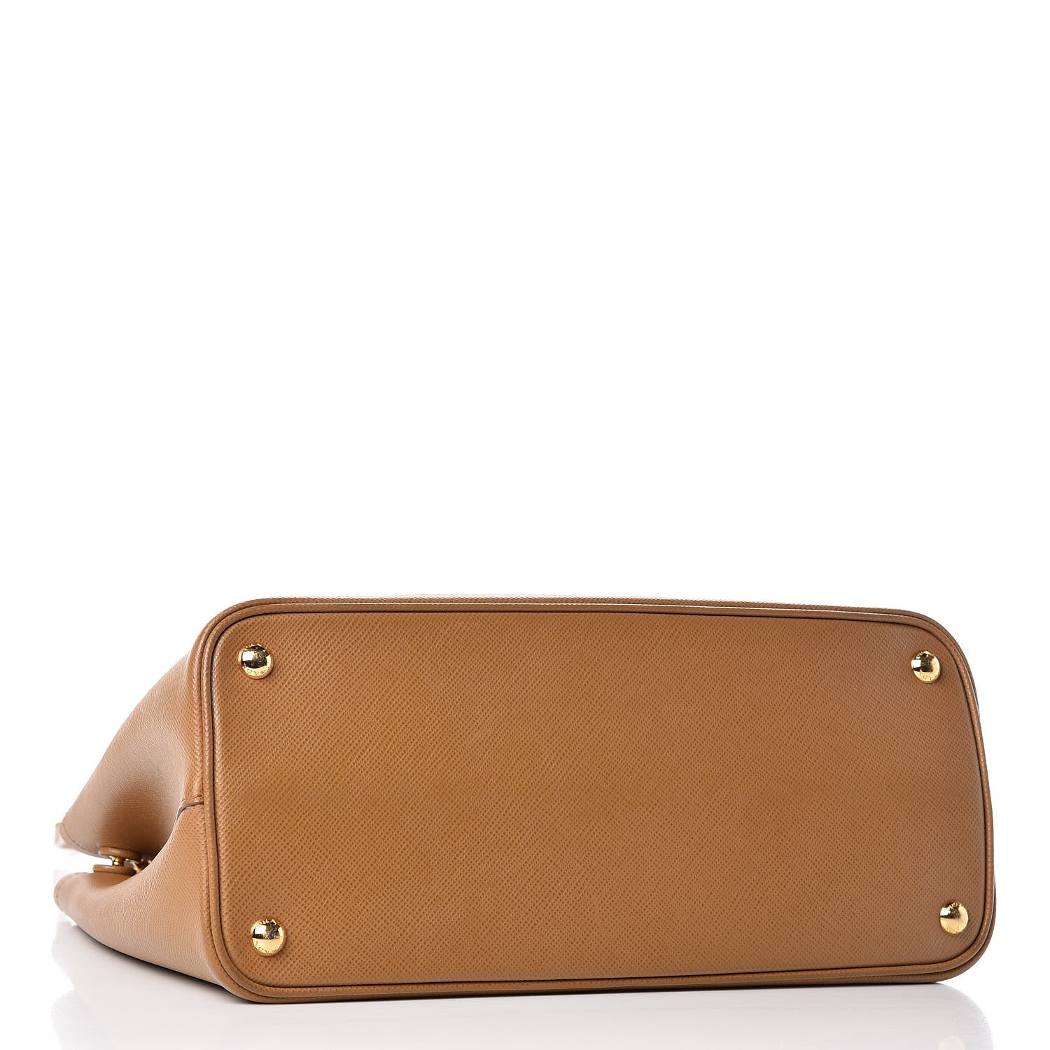 Prada Saffiano Cuir Medium Double Bag Caramel 5 of 13