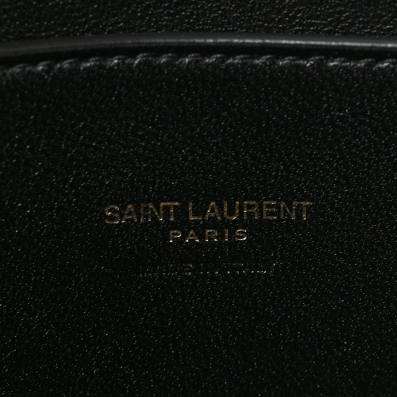 Saint Laurent Smooth Calfskin Suede Medium Reversible Monogram Kate Satchel Black 6 of 14