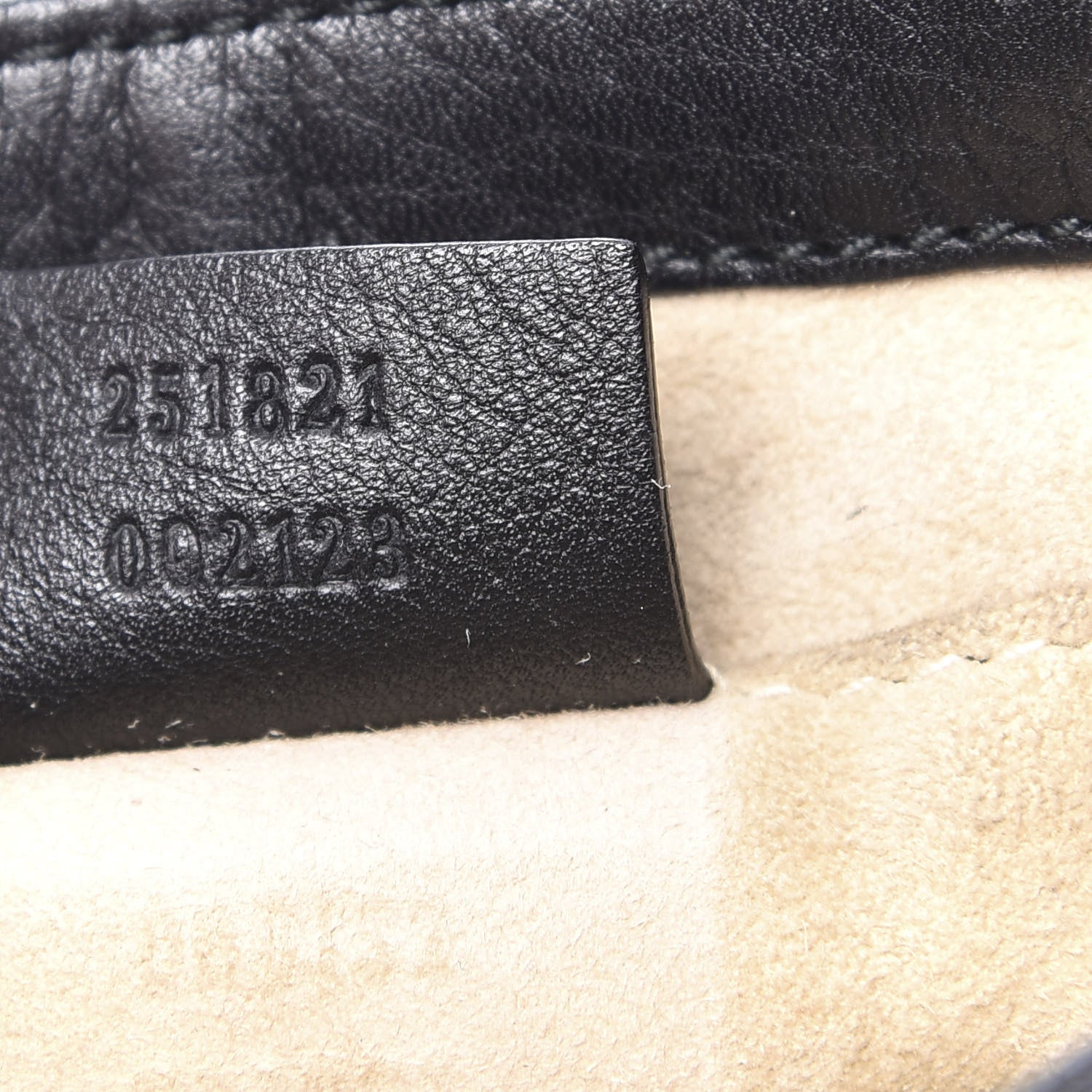 Gucci Pebbled Calfskin Small 1973 Chain Shoulder Bag Black 6 of 9